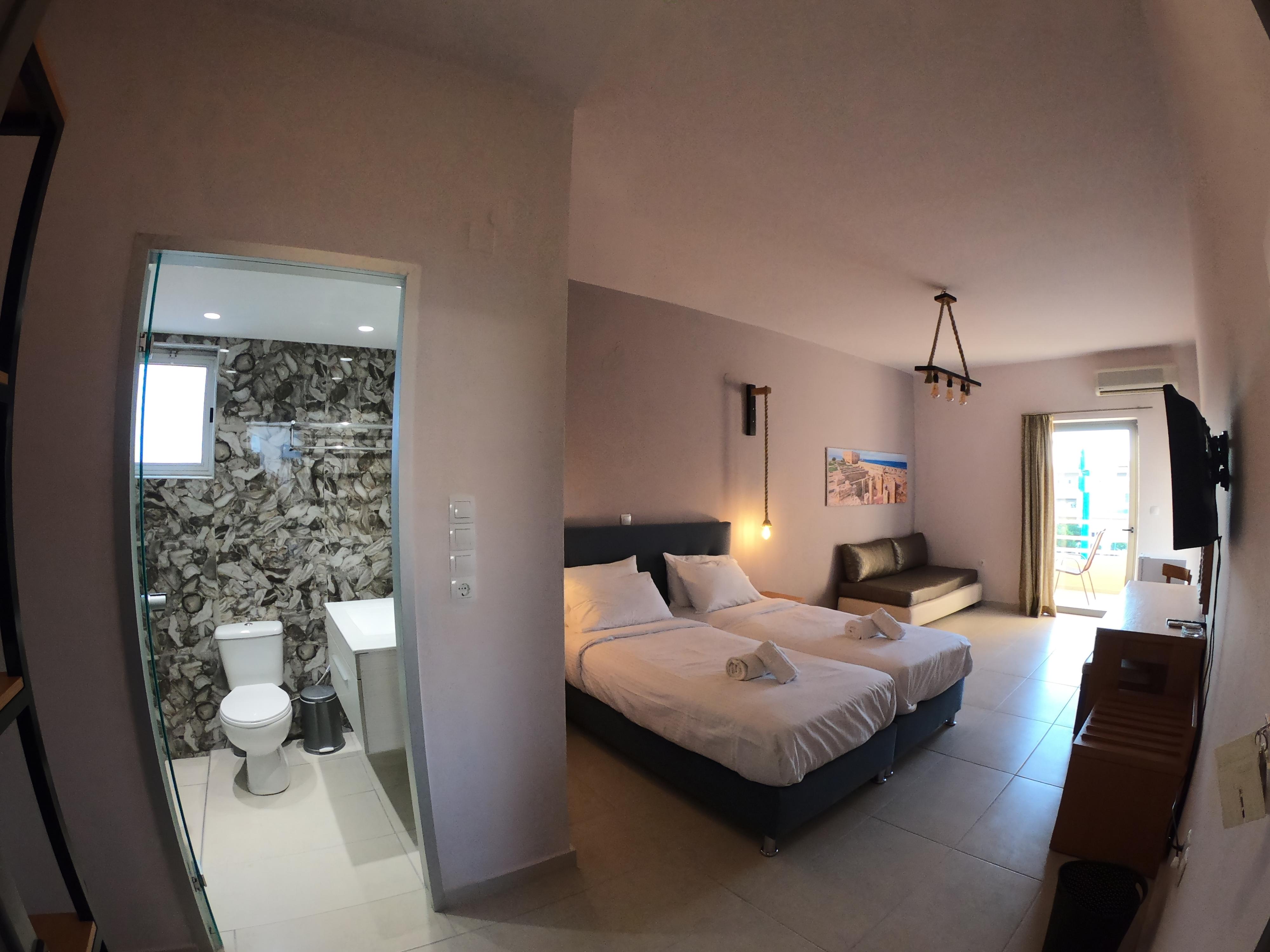 Dioni Hotel Adelianos Kampos Bagian luar foto